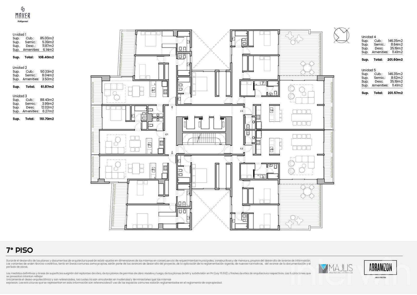 plano planta piso 7