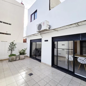 Alquiler Departamento semipiso dos ambientes en Cañitas balcón aterrazado