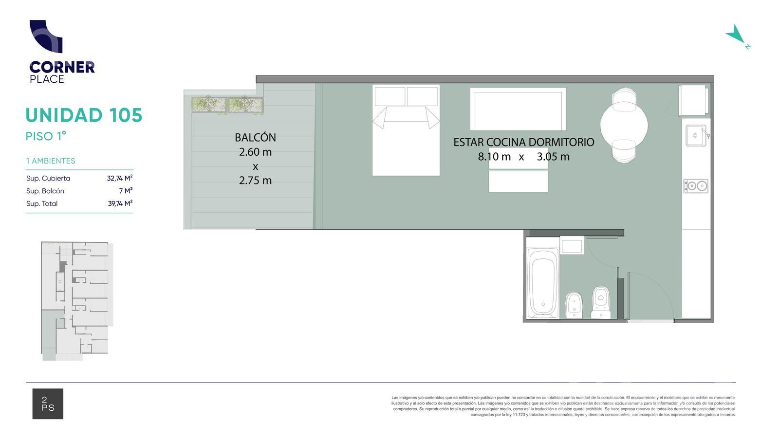 plano unidad 105