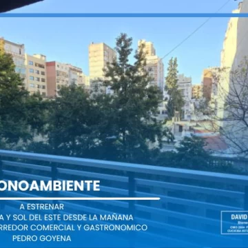 Monoambiente, departamento, balcon, a estrenar, avenidas, flores, caballito