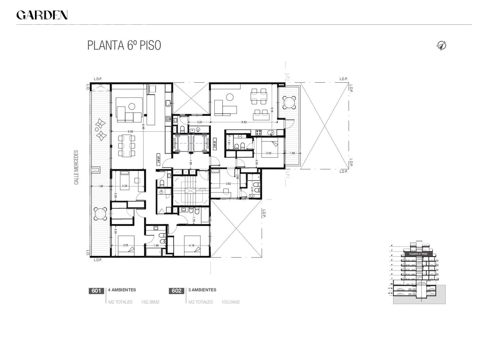 plano planta piso 6