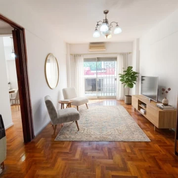 Departamento en Belgrano- 3 ambientes - Super luminoso- Balcon al frente