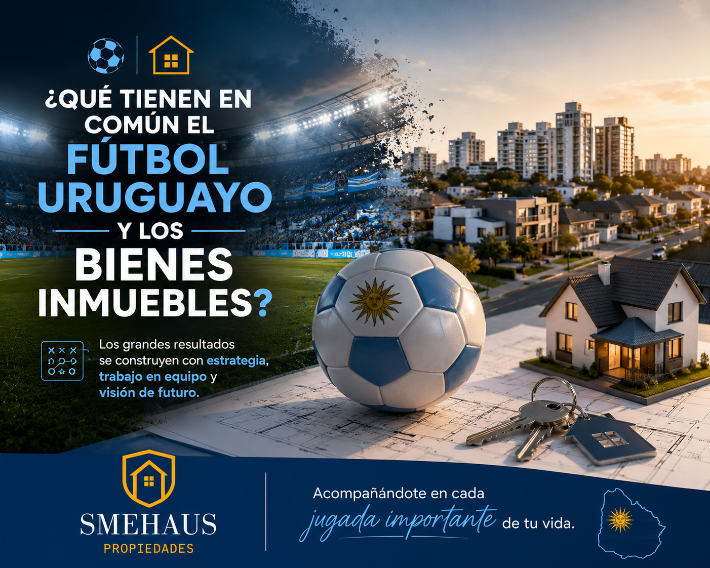 Bienes inmuebles y fútbol uruguayo: más parecidos de lo que imaginás