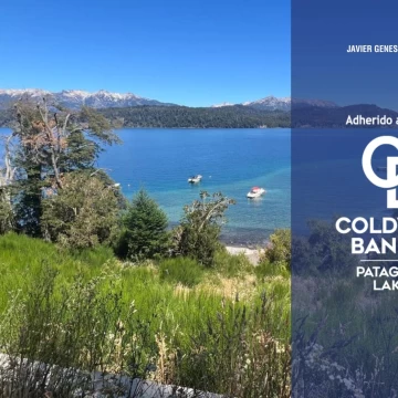 VENTA Dos Propiedades en Terreno/Lote 3236 mt2 Vista al Lago Puerto Manzano Villa La Angostura