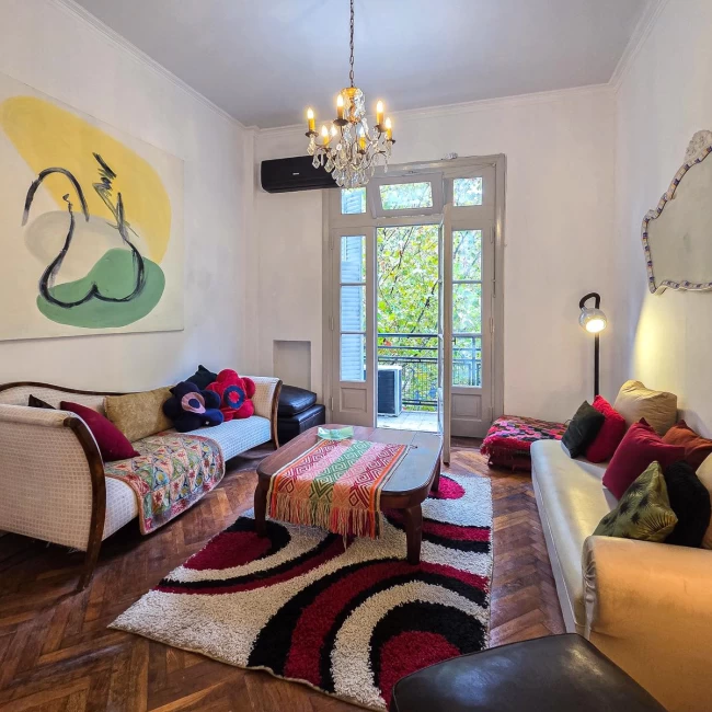 Departamento 3 ambientes balvanera almagro con doble balcon Apto Credito