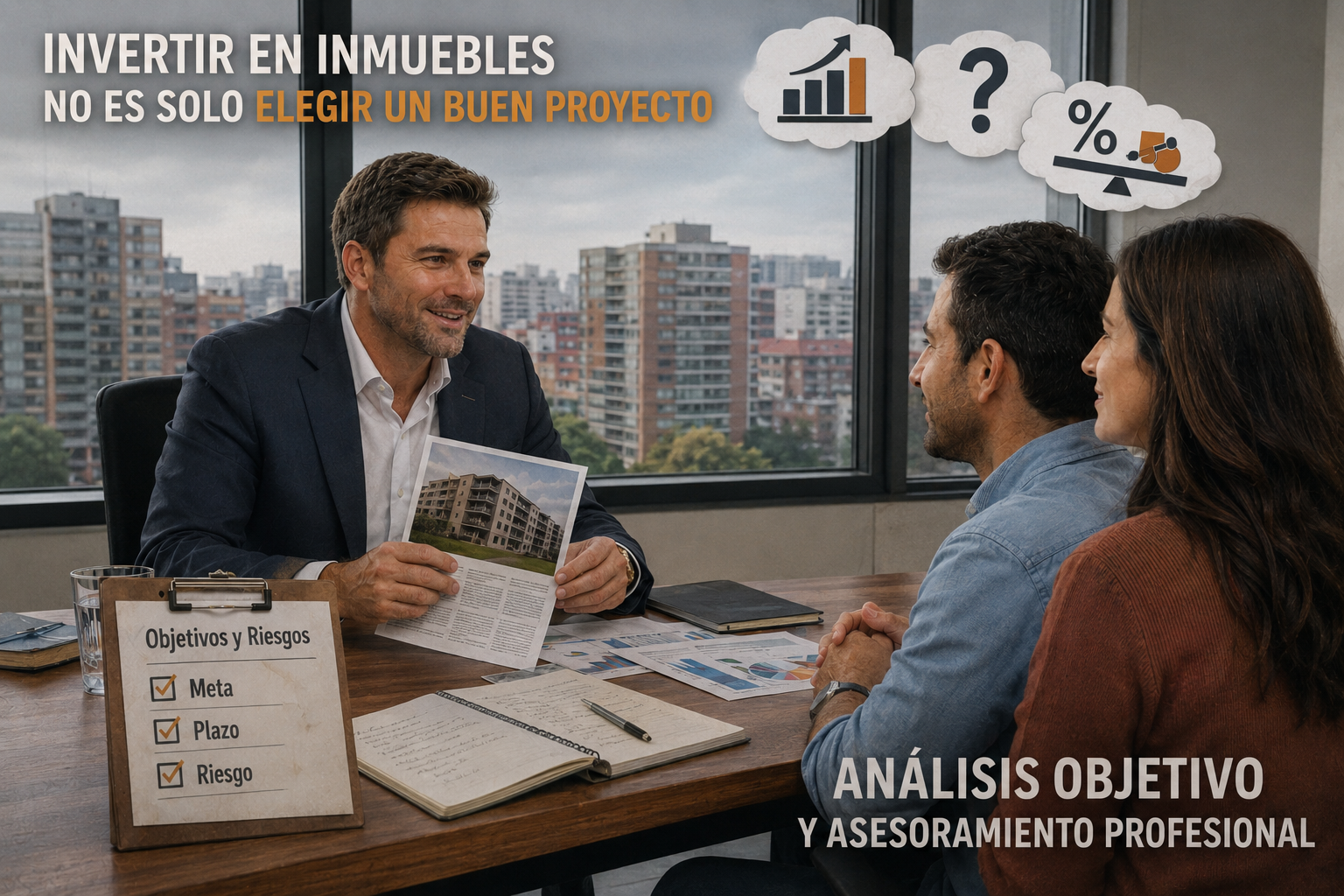 Invertir en inmuebles no es solo elegir un buen proyecto, es estar bien asesorado