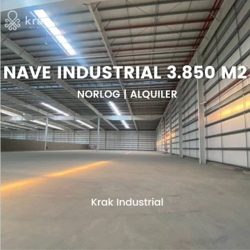Nave Industrial en Benavidez de 3.850 m2 en Parque industrial Norlog