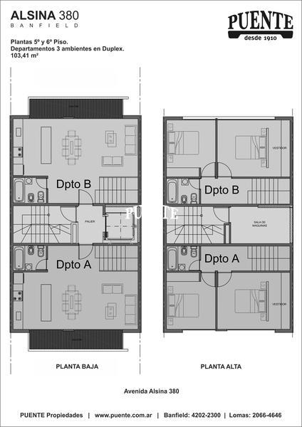 Plantas 5 y 6 - Duplex