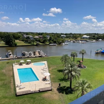 Alquiler Departamento 2 ambientes con vista al rio en Islas del canal, Nordelta