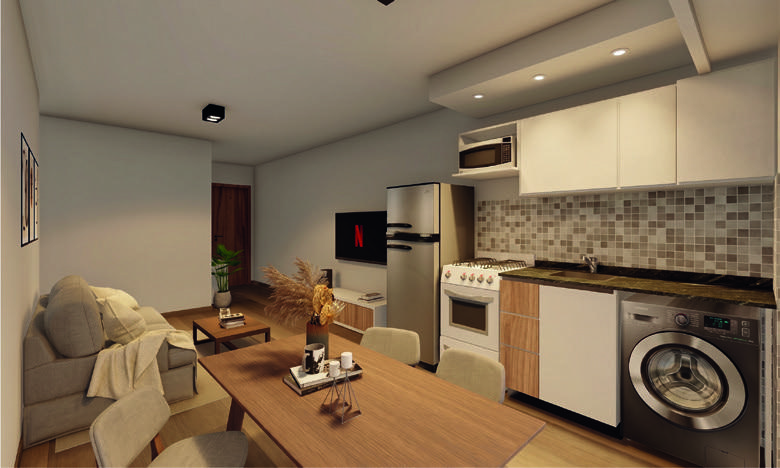 Departamento de 1 dormitorio en venta - Rosario, Centro