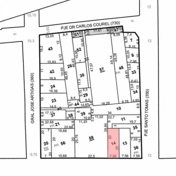 Terreno en Venta en Barrio Centro