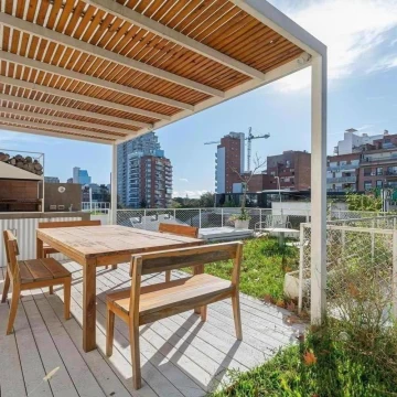 Venta departamento tríplex balcón terraza parrilla doble cochera apto crédito diseño Nuñez