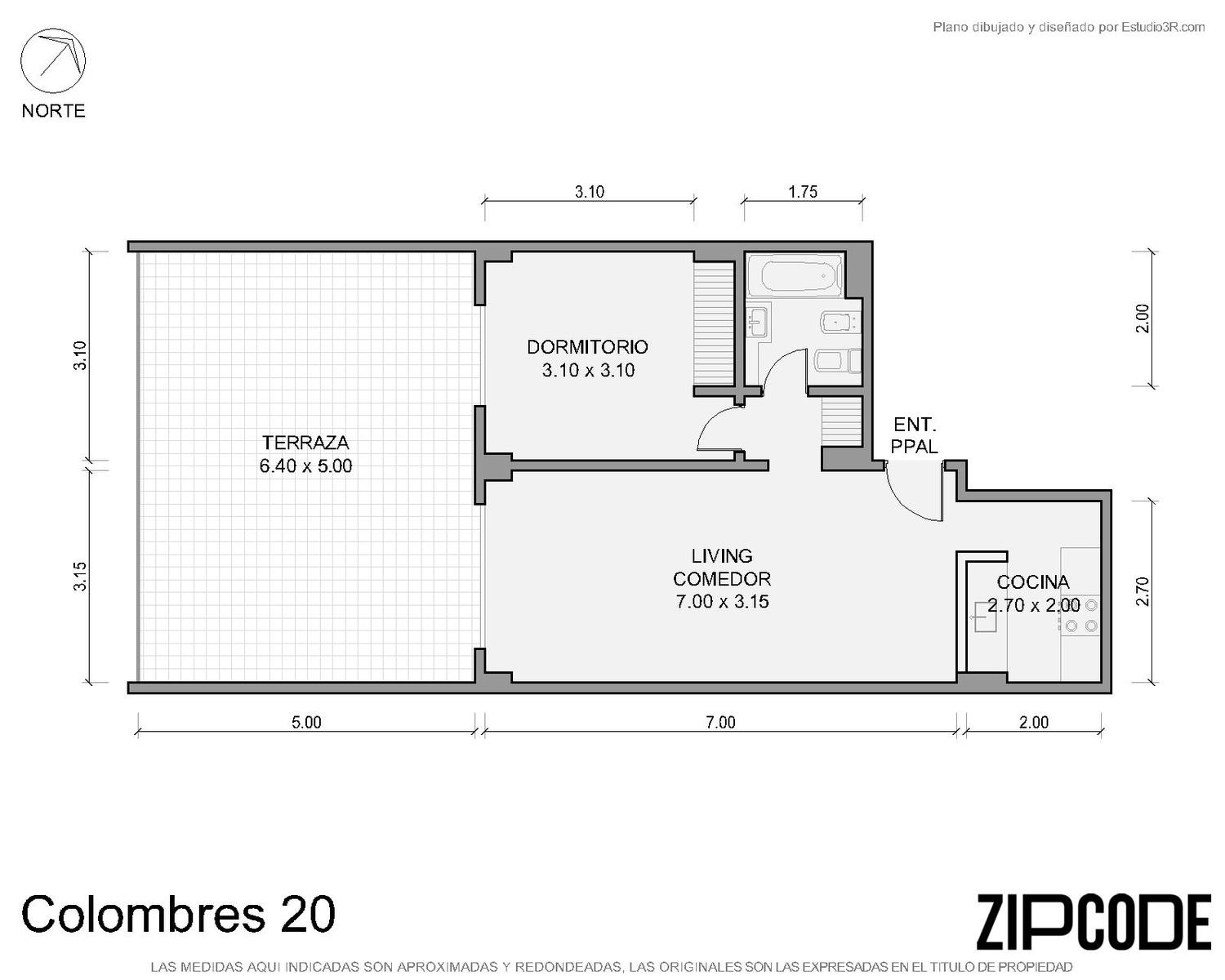 Departamento de 1 dormitorio en Almagro, foto 5