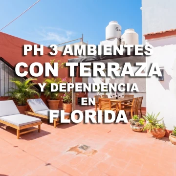 PH 3 Ambientes con Terraza y Dependencia en Venta en Florida, Vicente López