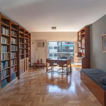 Alquiler departamento de un ambiente solo APTO PROFESIONAL Luminoso - piso alto - en Recoleta