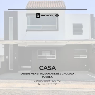 Casa en Parque Veneto, Lomas de Angelópolis 