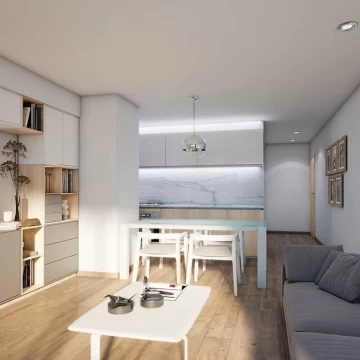 VENTA  - Departamento en construcción de 1 dormitorio con balcón. Calidad Terraz - Martin, Rosario.