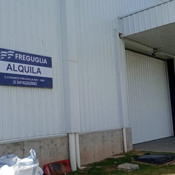 Galpón en alquiler en parque industrial en Alvear