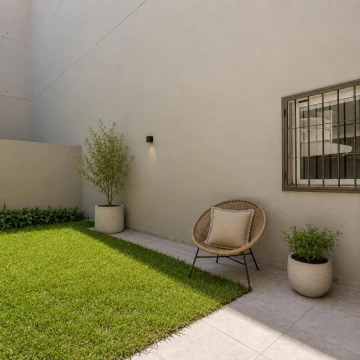Departamento planta baja en venta con patio y jardín apto crédito bajas expensas San Cristóbal