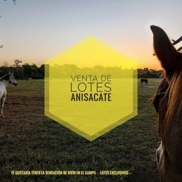 Venta lote en Anisacate 1000 mts con escritura