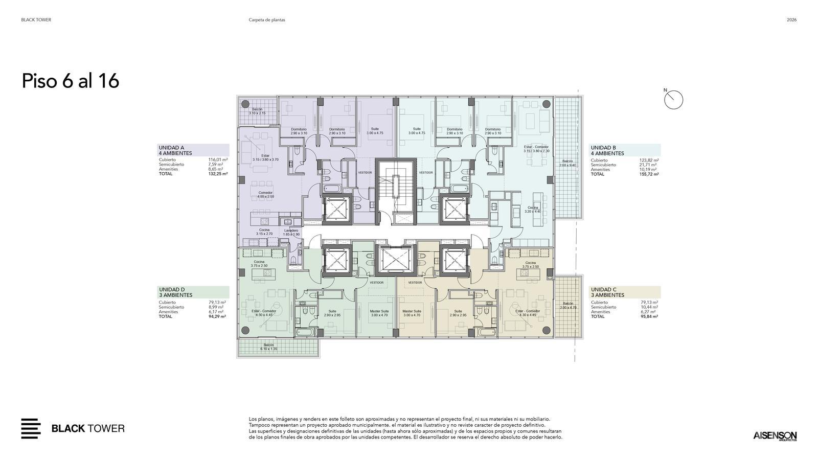 plano planta piso 6a16