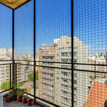 Departamento en venta dos ambientes con balcón  Piso 12  Apto Crédito y Profesional en Caballito
