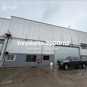 Depósito en alquiler en Parque Industrial La Reja Moreno con oficinas