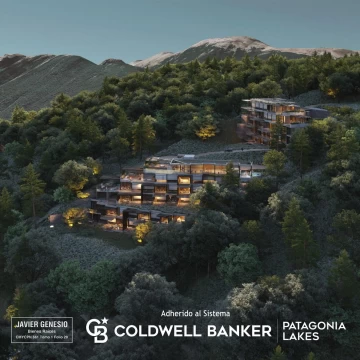 VENTA Departamento de lujo 401 B  59m2, 2 amb,Costa de lago Complejo UNIQ Villa La Angostura
