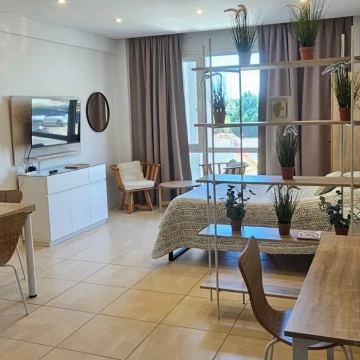 Alquiler  departamento monoambiente amoblado con cochera La Bahia, Nordelta