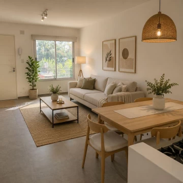 VENTA DEPARTAMENTO 2 AMBIENTES CON BALCON Y TERRAZA PROPIA A ESTRENAR CASTELAR NORTE