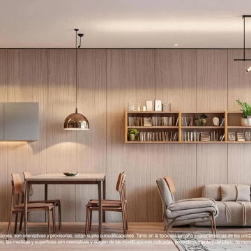 Departamento 2 ambientes en venta en Palermo - Proyecto de Pozo