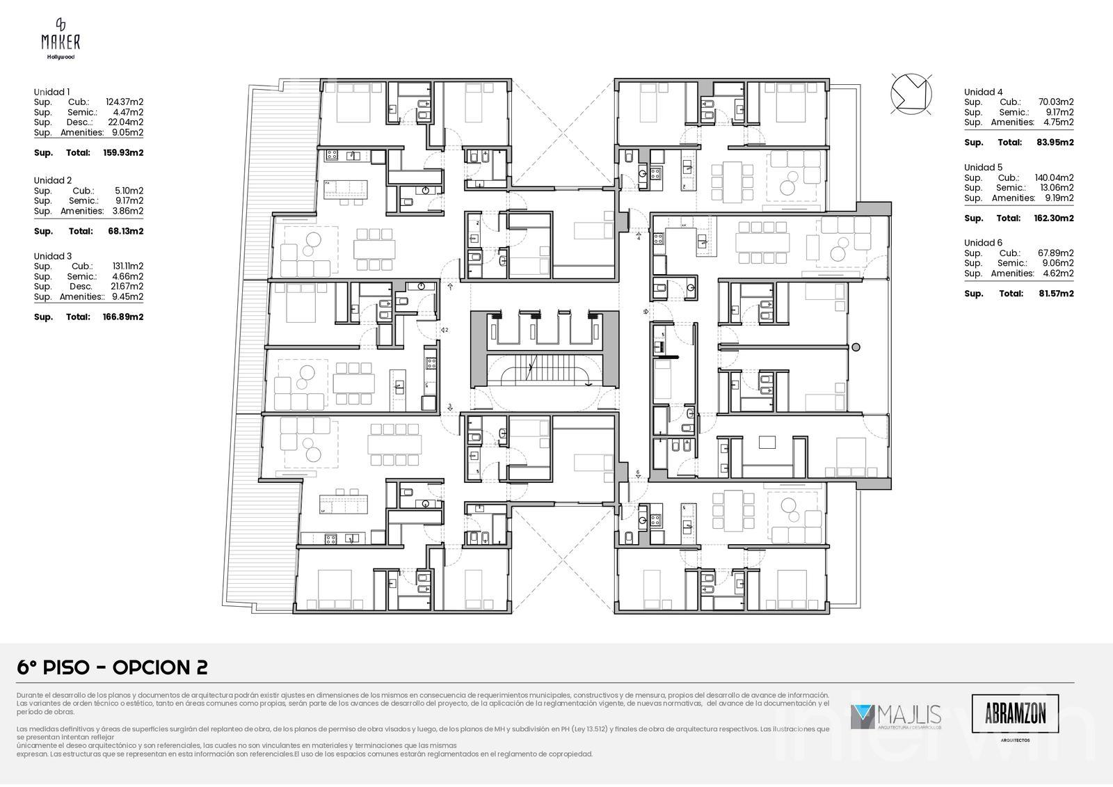 plano planta piso 6