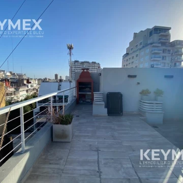 Alquiler temporario Penthouse con terraza y parrilla propia en Recoleta