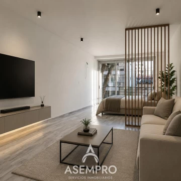 Monoambiente a Estrenar con balcón y baulera incluída en el precio!