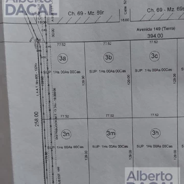 Terreno en Venta en 149/528 y 529 La Plata - Alberto Dacal Propiedades