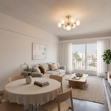 Venta. DEPTO 3 Amb c/ Dependencia. COCHERA CUBIERTA. Balcón corrido. Luminoso. Piso alto. Villa del Parque