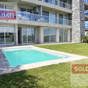 Venta departamento 3 ambientes  planta baja con jardin y piscina propia  - Yoo Nordelta
