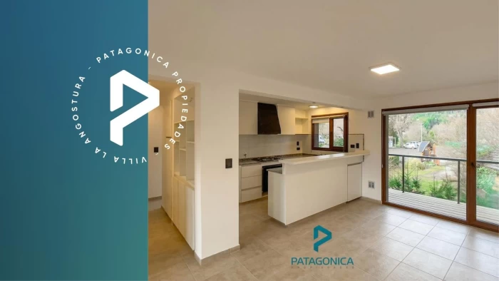 Departamento 3 amb. C/balcón y cochera, Centro, Villa la Angostura