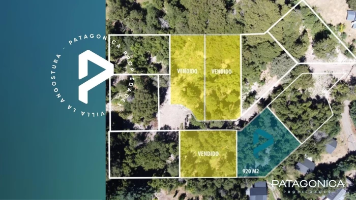 VENTA - Lote/Terrerno UF2 de 920m2 en Lomas del Correntoso, Villa La Angostura
