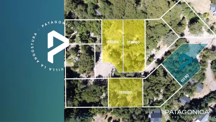 VENTA - Terrerno UF1 de 920m2 en Lomas del Correntoso, Villa La Angostura