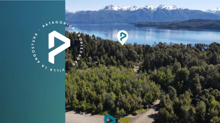 VENTA – Lote/Terreno de 1000 m2 vista parcial al lago en barrio Calfuco UF 92a, Villa la Angostura.