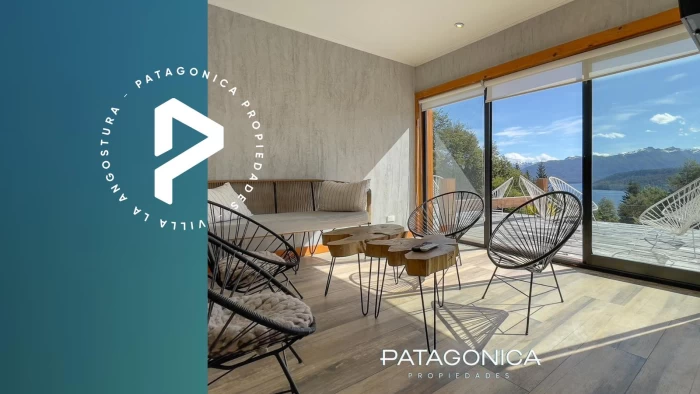 VENTA Departamento 5 amb amoblado de 160m2 con Vista al Lago, Villa La Angostura