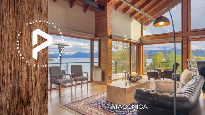 VENTA- UNICA E IMPACTANTE, Casa 5 amb, costa de lago c/amenities, Villa la Angostura