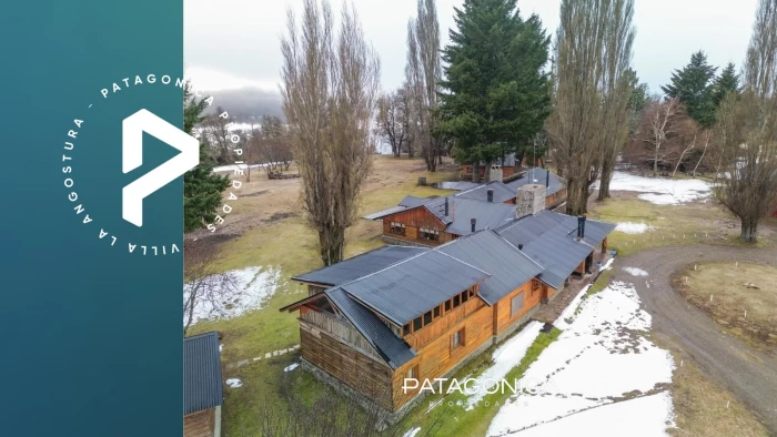 VENTA única hostería y 5 cabañas sobre Lago Falkner