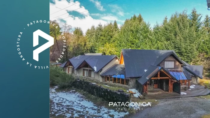Hostería 340m2 + 2 casas 182m2 lote 3.500m2,s/ruta 40 y Acc. C° BAYO, VILLA LA ANGOSTURA 