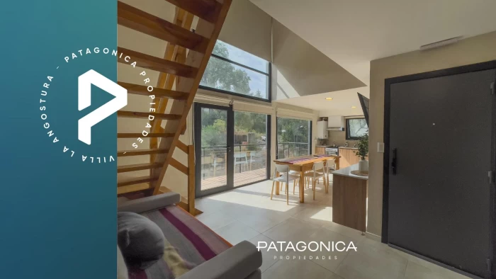 VENTA Departamento tipo duplex, 3 ambientes + cochera. Barrio el Mercado, Villa la Angostura
