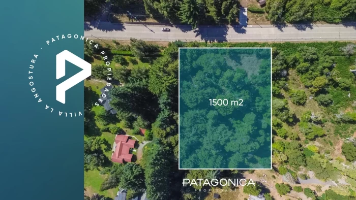 VENTA LOTE 1.500m2 APTO 3 UF, PUERTO VILLA LA ANGOSTURA