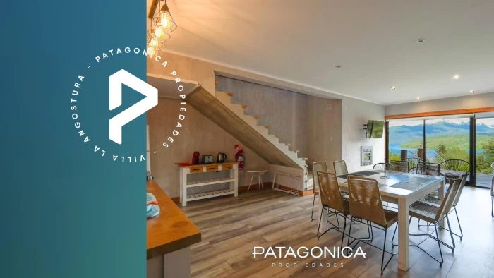 VENTA Departamento 4 amb amoblado de 140m2 UF 3 con Vista al Lago, Villa La Angostura