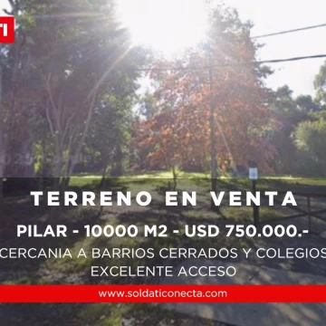 Venta de Lote de 10.000 m2 en Manuel Alberti - Del Viso