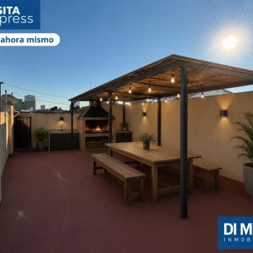 PH apto crédito en La Boca · 95 m² con terraza propia de 40 m²